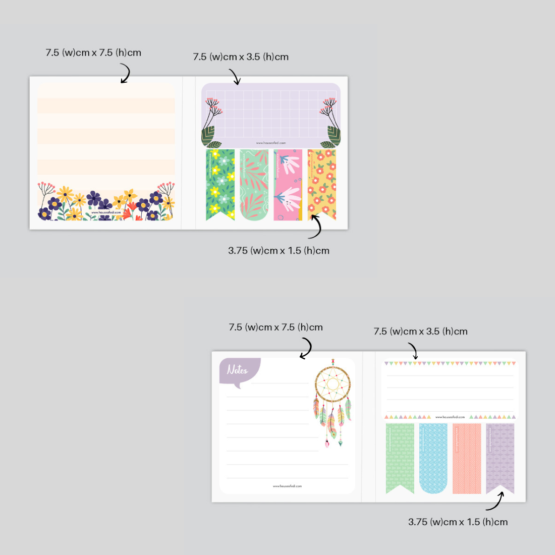 COMBO 3: Spring Fling + Boho Sticky Notes Combo