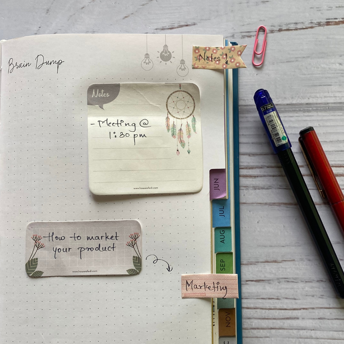 COMBO 3: Spring Fling + Boho Sticky Notes Combo