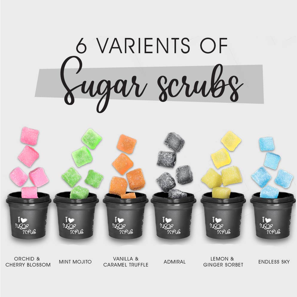 SPECIAL OFFER COMBO PACK: 6 Handmade Sugar Scrubs