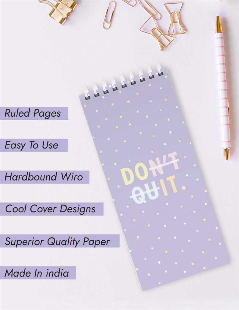 To Do List Notepad, Don’t Quit – 50 Pages
