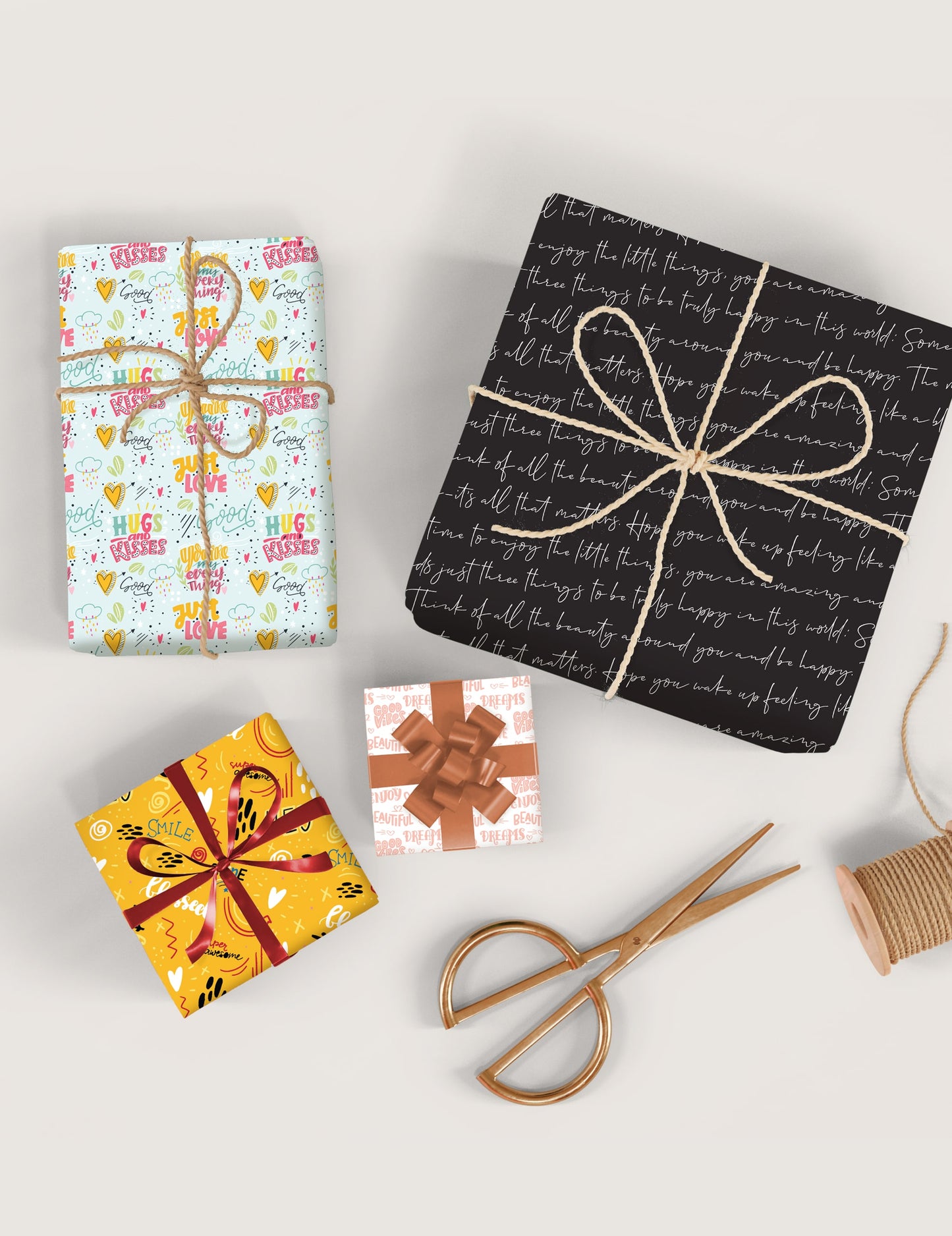 Happity Graffiti Gift Wrapping Paper Set