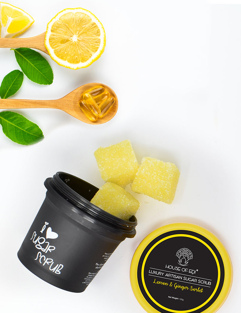 Lemon & Ginger Sorbet Sugar Scrub