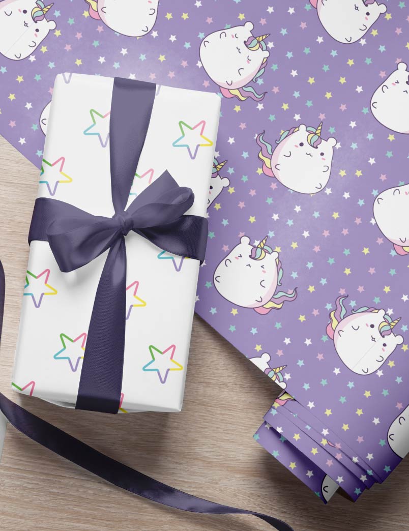 Sweet Giggles Gift Wrapping Paper Set