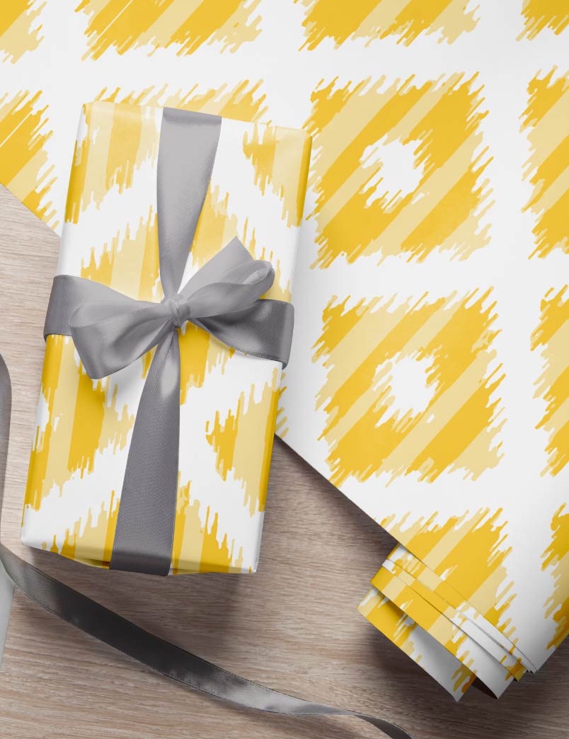 Urban Chrome Gift Wrapping Paper Set