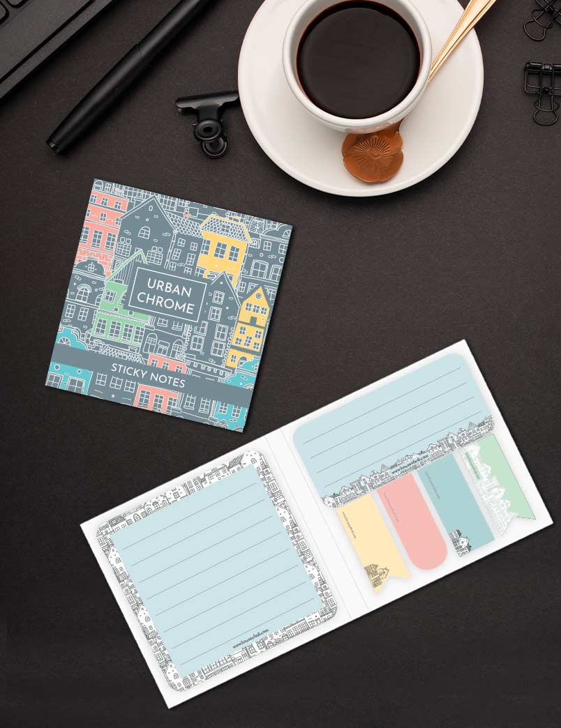 Urban Chrome Sticky Notes