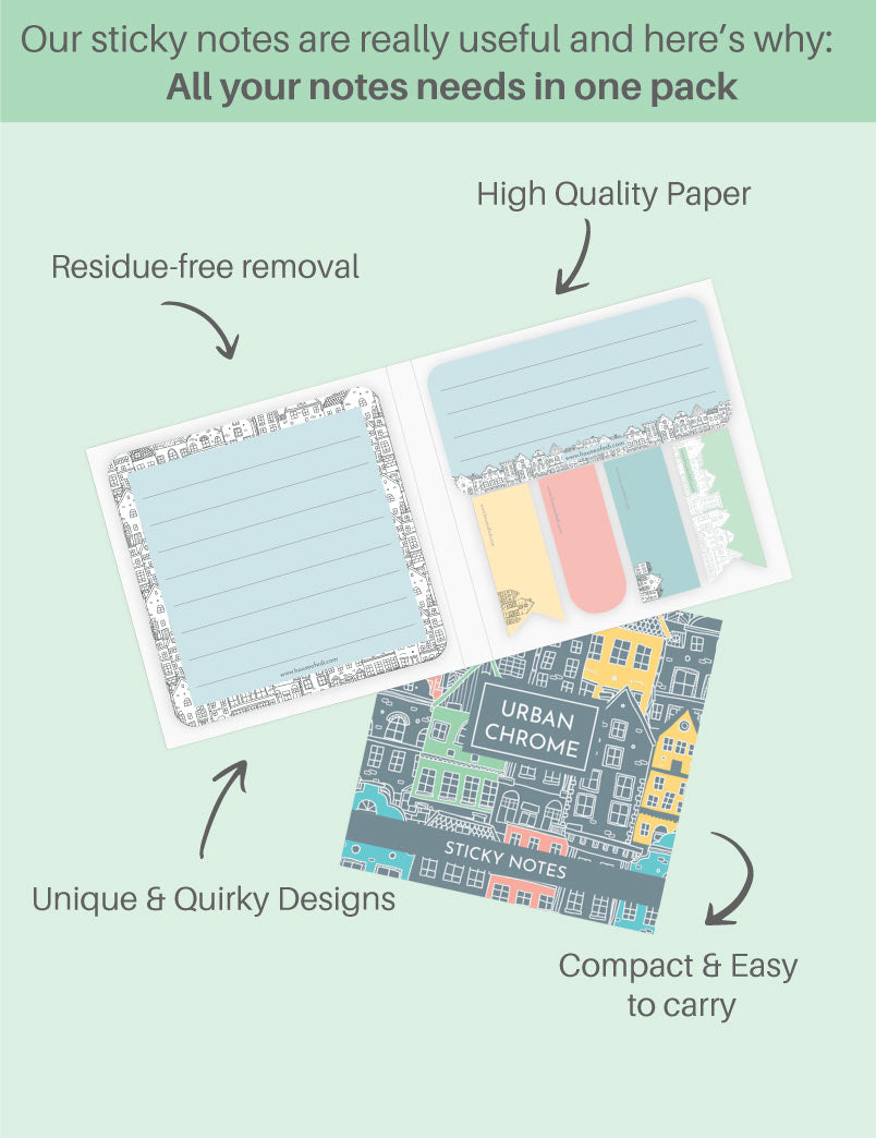 Urban Chrome Sticky Notes