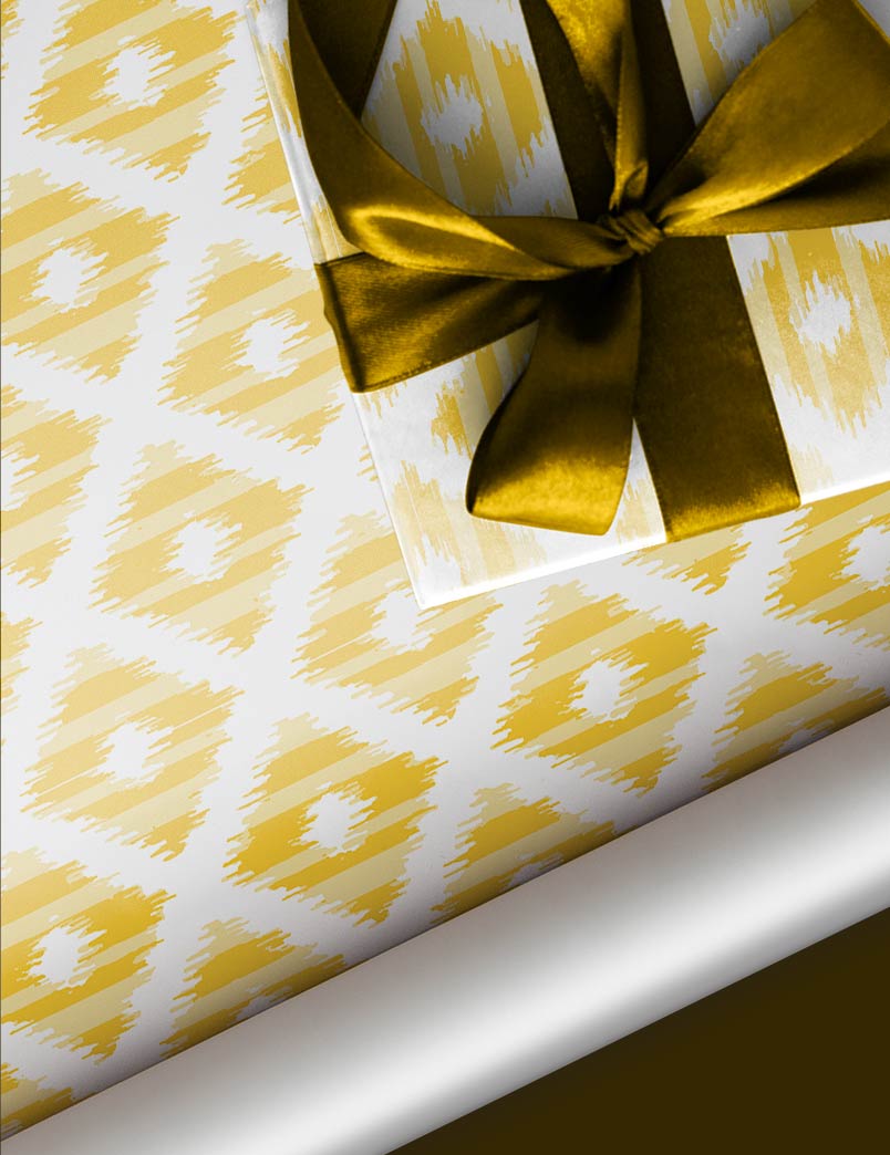 Urban Chrome Gift Wrapping Paper Set