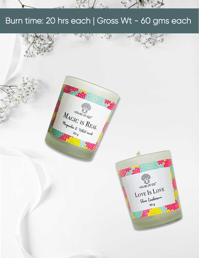 Votive Candle Gift Set | Love & Light Collection 1 | Love Is Love And Magic Is Real