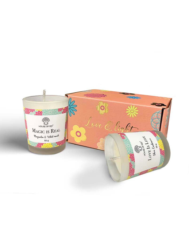 Votive Candle Gift Set | Love & Light Collection 1 | Love Is Love And Magic Is Real