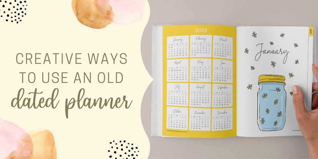 Creative Ways To Use an Old Dated Planner
