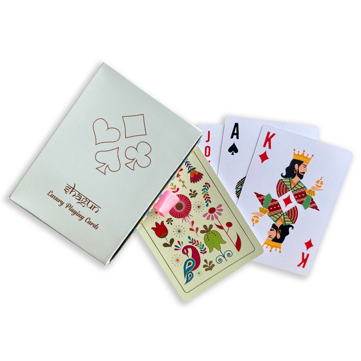 Shagun (Festive) Luxury Playing Cards Playing Cards | Festive Season | Gold Foiled | 55 Cards Deck