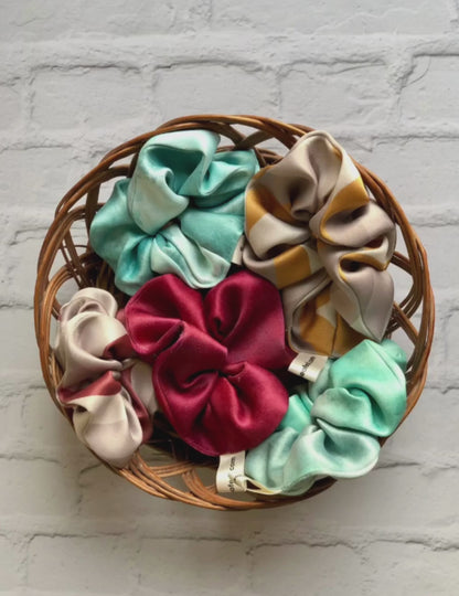 Pastel Bliss Scrunchies | Set Of 3