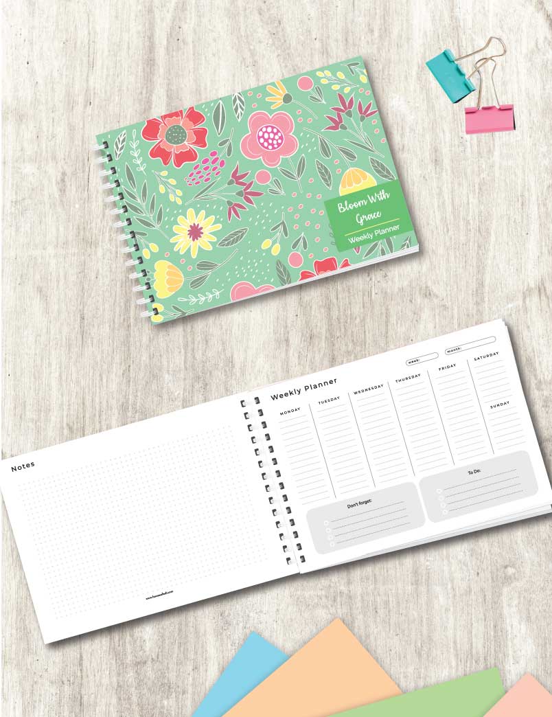 Bloom With Grace Weekly Planner