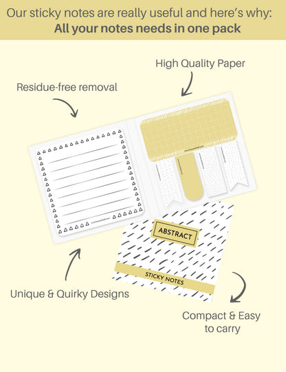 Abstract Sticky Notes