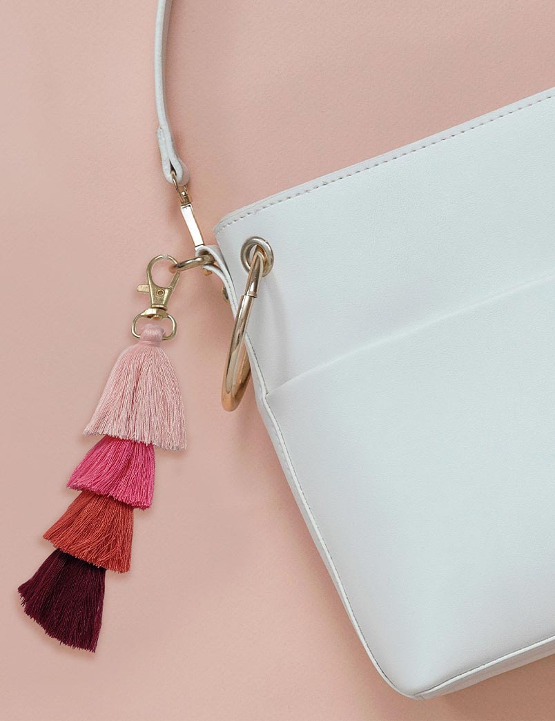 Cotton Candy Bag Charm