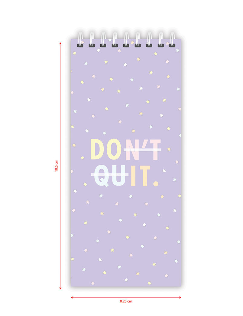 To Do List Notepad, Don’t Quit – 50 Pages