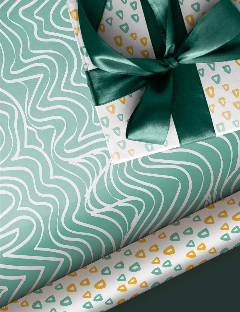 Pretty Pastels Gift Wrapping Paper Set