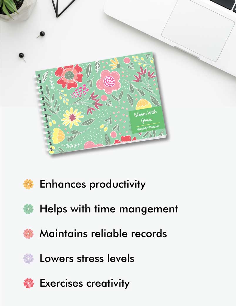 Bloom With Grace Weekly Planner