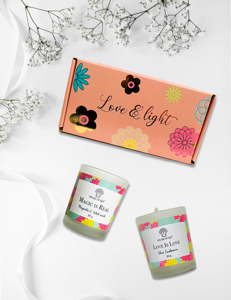 Votive Candle Gift Set | Love & Light Collection 1 | Love Is Love And Magic Is Real