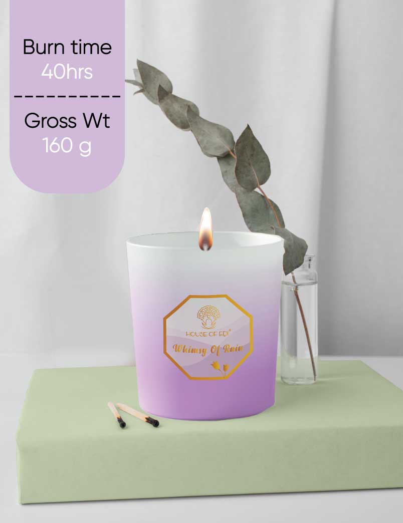 Whimsy Of Rain Ombré Candle