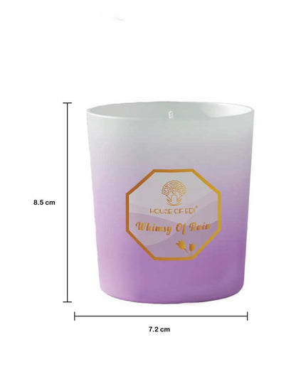 Whimsy Of Rain Ombré Candle